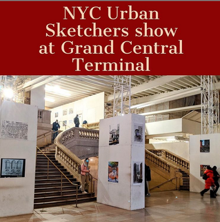 NYC Urban Sketchers @ Grand Central Terminal